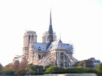Paris - Notre Dame - Chevet, Vue (04)